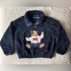 Polo Ralph Lauren Vintage Polo Bear Fleece Sweatshirt XS